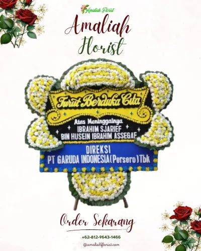Papan Bunga Duka di Cirende